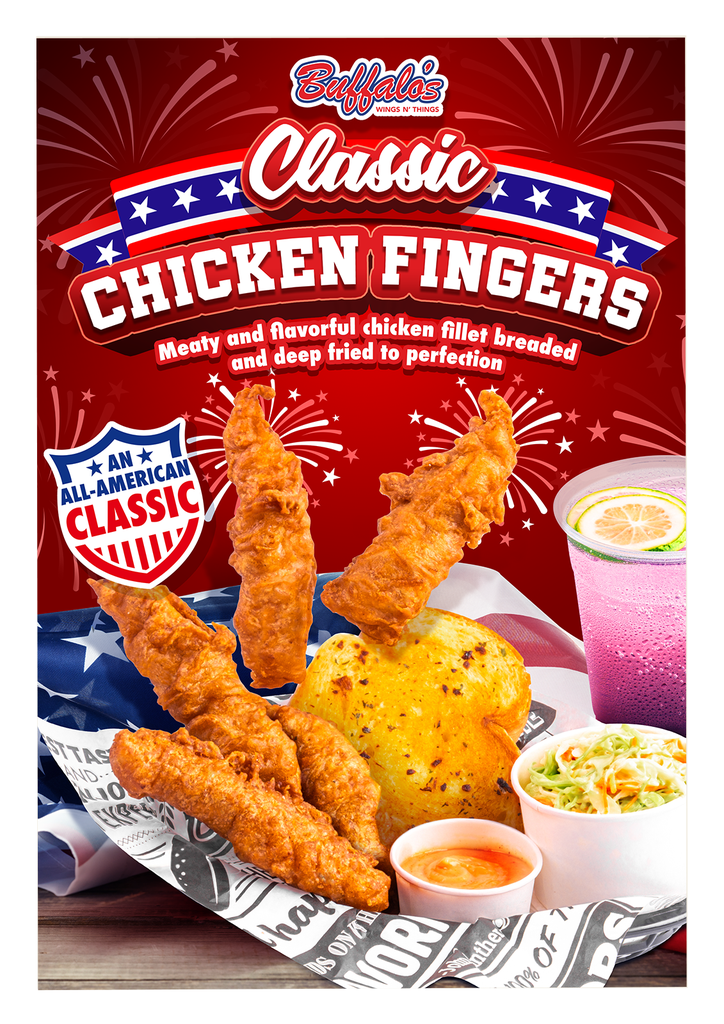 Classic Chicken Fingers with Coolers